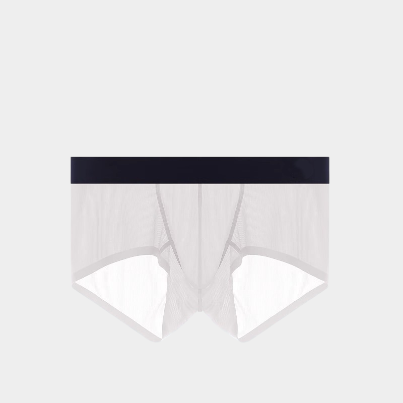 Men's Ribbed Ice Silk Short Trunks - AFL 804