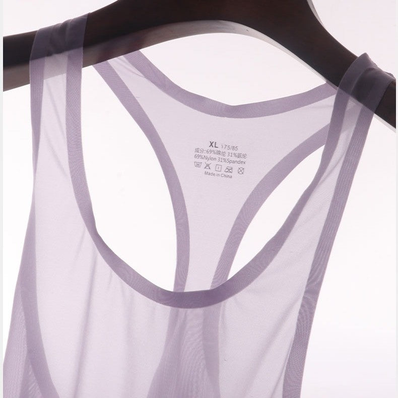 Men's Seamless Sheer Racerback Tank - AFL 843