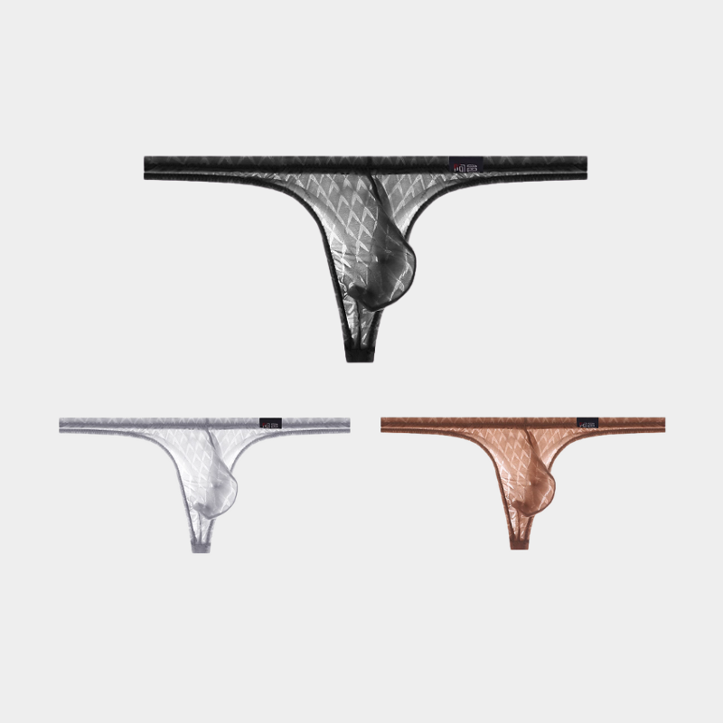 3-Pack Men's Ice Silk Thong - AFL 2000