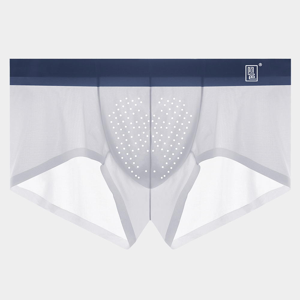 Men's Ice Silk Short Trunks with Breathable Pouch - AFL 1974