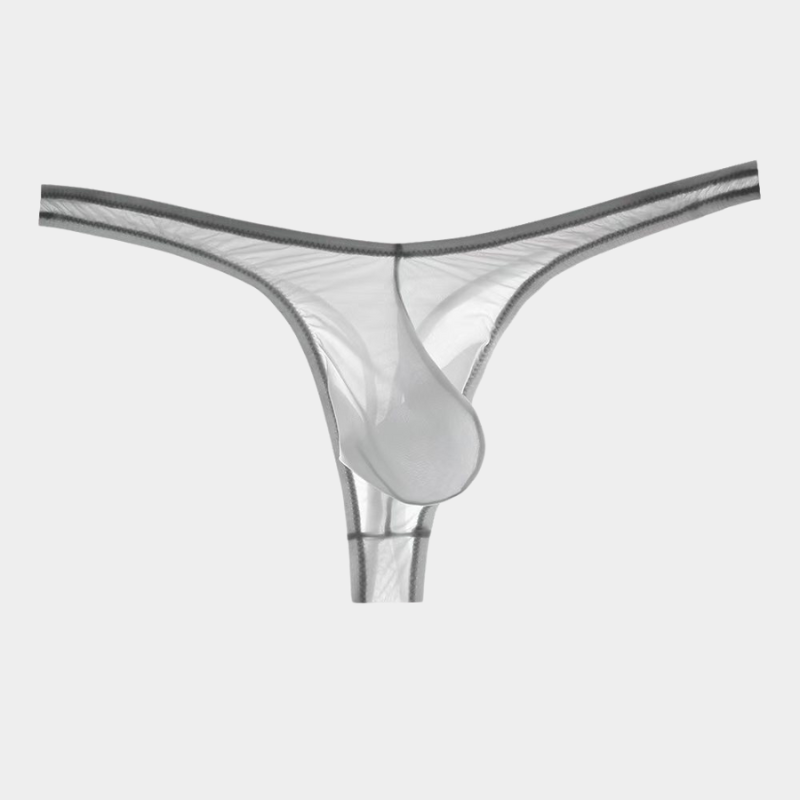 Men's Sheer Ice Silk Thongs - AFL 828