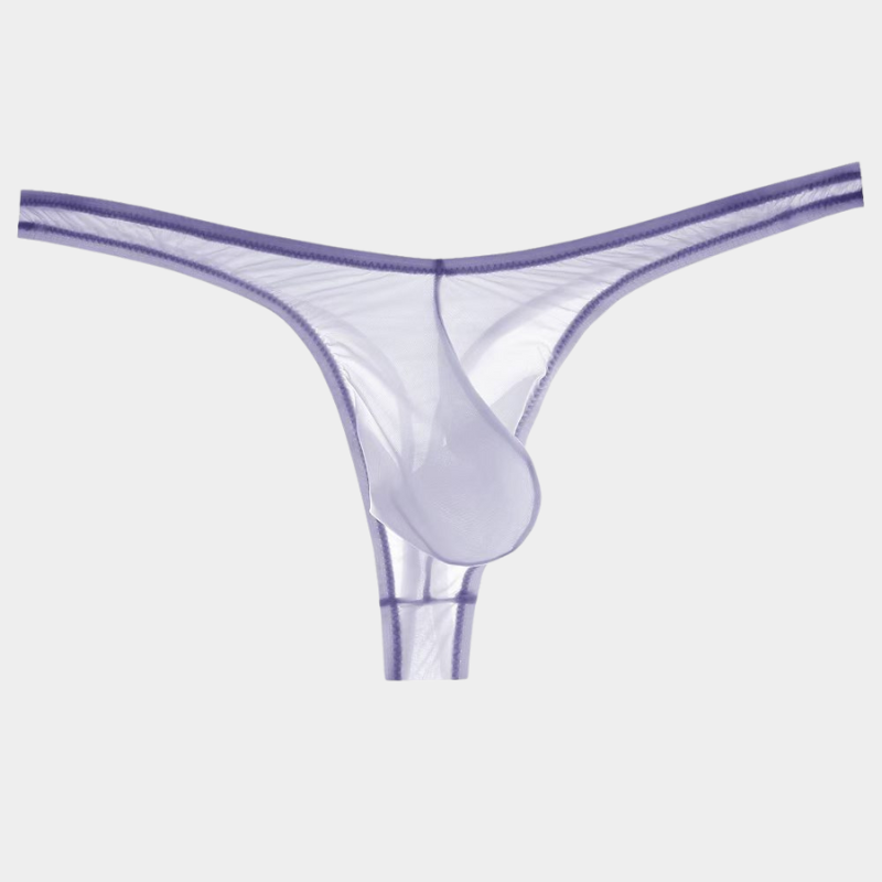 Men's Sheer Ice Silk Thongs - AFL 828