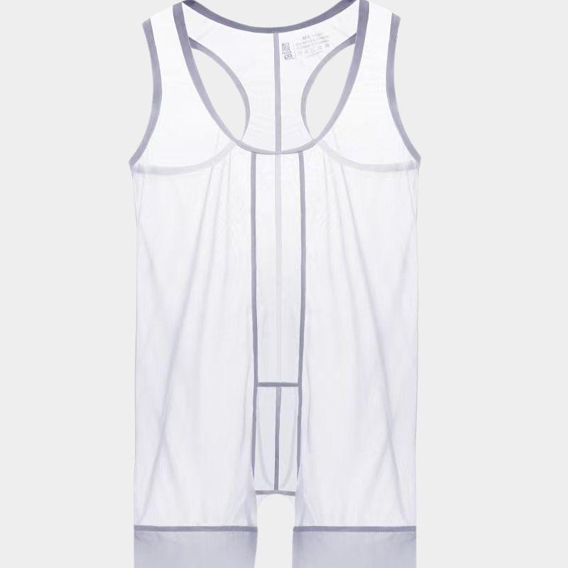 Men's Sheer Ice Silk Bodysuit - AFL 895
