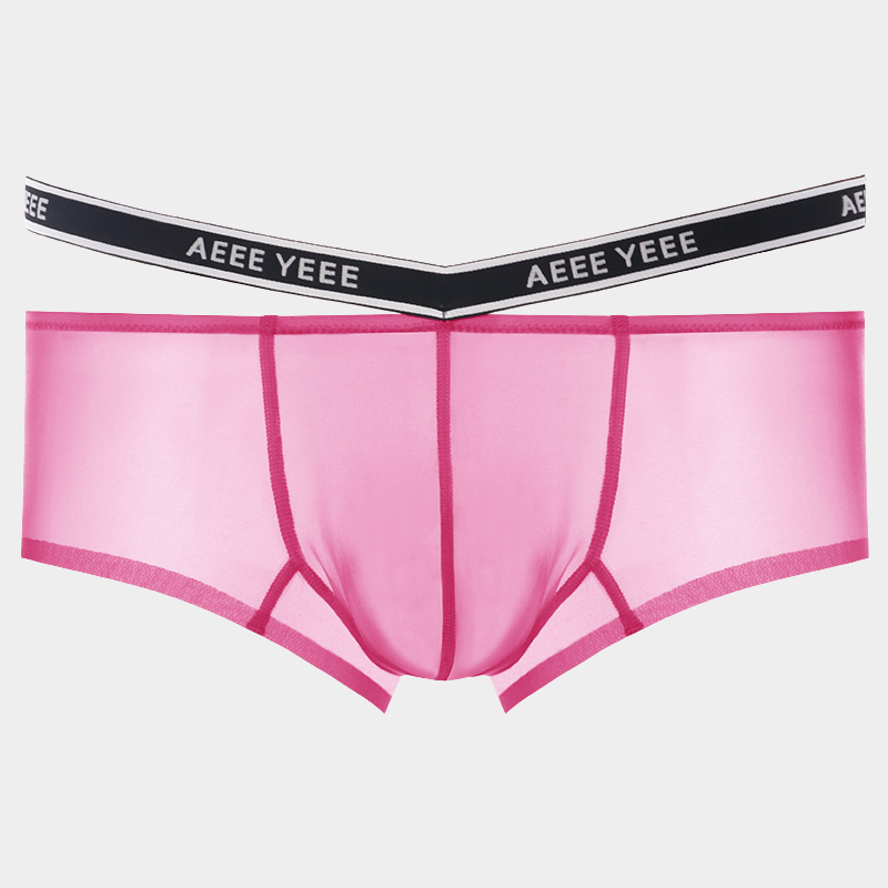 4-Pack Men's Sheer Ice Silk Short Trunks - AFL 841