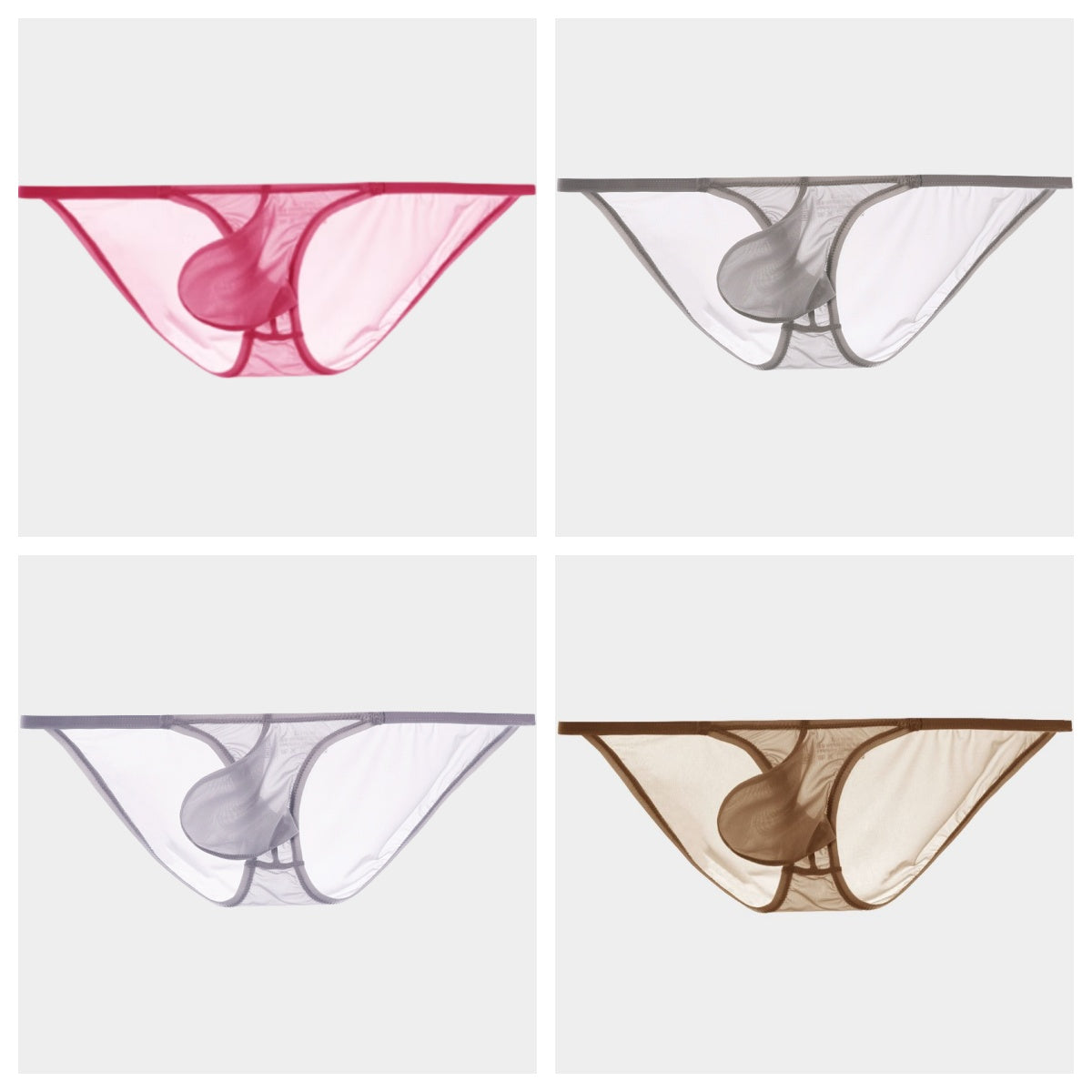 4-Pack - AFL 860 - Men's Lightweight Ice Silk Micro Briefs