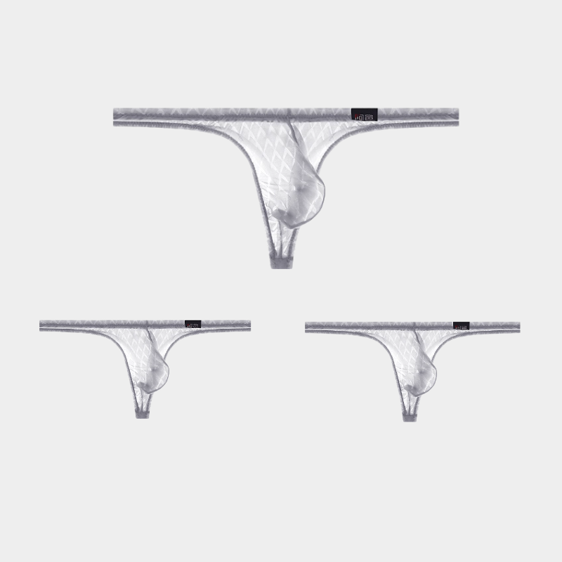 3-Pack Men's Ice Silk Thong - AFL 2000
