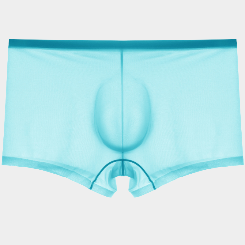 Men's Sheer Ice Silk Trunks with No-Chafe Pouch - AFL 832