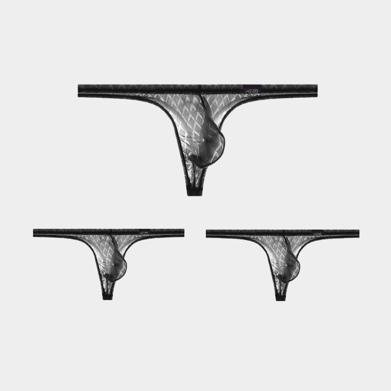 3-Pack Men's Ice Silk Thong - AFL 2000