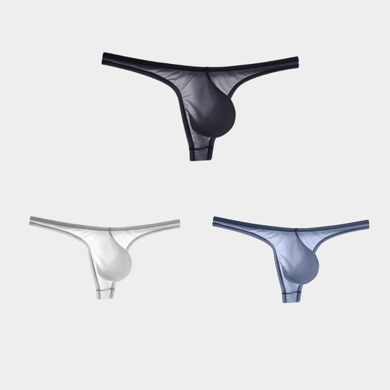 Men's Airy Ice Silk Thongs - AFL 023RDK