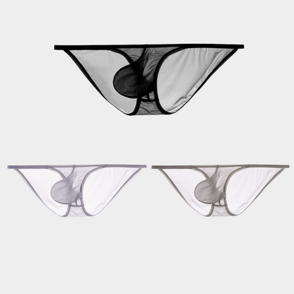 3-Pack Men's Sheer Ice Silk Micro Briefs - AFL 860