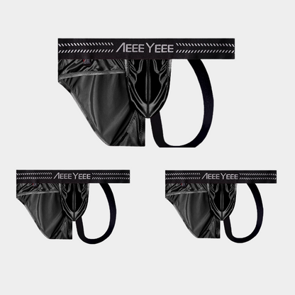 3-Pack Men’s Asymmetric Ice Silk Thong Brief – AFL 714