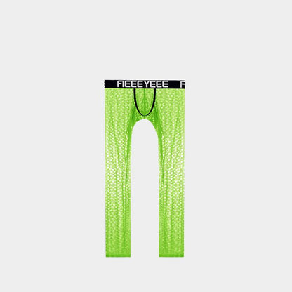 Men's Low-Rise Jacquard Ice Silk Leggings - AFL 2009