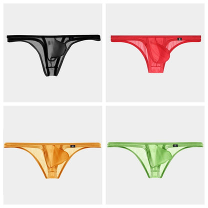 4-Pack Men's Sheer Ice Silk Micro Briefs - AFL 856