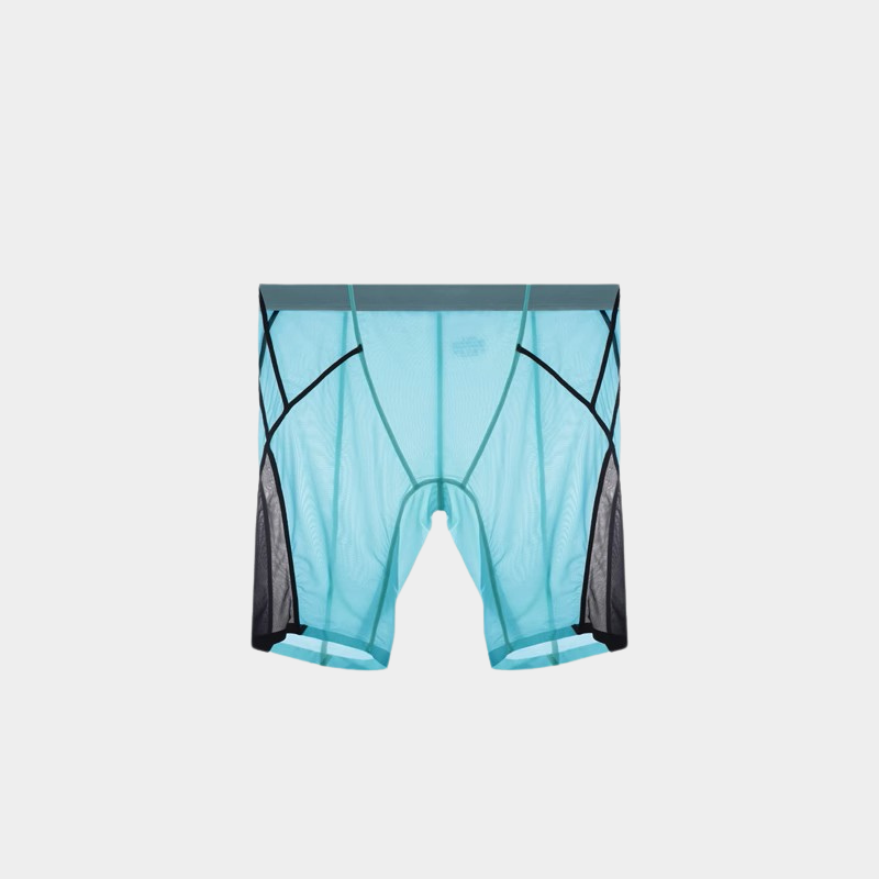 Men’s Sheer Ice Silk Color-Block Boxer Briefs - AFL 845