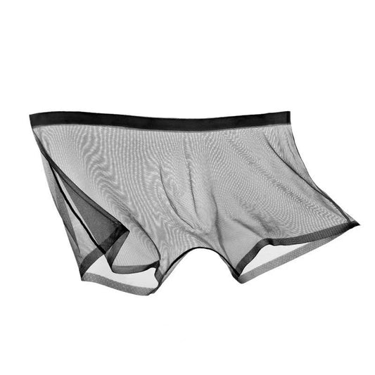 4-Pack Men's Ultra Sheer Mesh Trunks with Seamless No-Chafe Pouch - AFL 1928