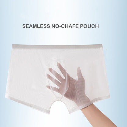 4-Pack Men's Ultra Sheer Mesh Trunks with Seamless No-Chafe Pouch - AFL 1928