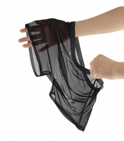 4-Pack Men's Ultra Sheer Mesh Trunks with Seamless No-Chafe Pouch - AFL 1928