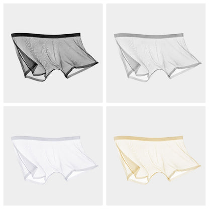 4-Pack Men's Ultra Sheer Mesh Trunks with Seamless No-Chafe Pouch - AFL 1928