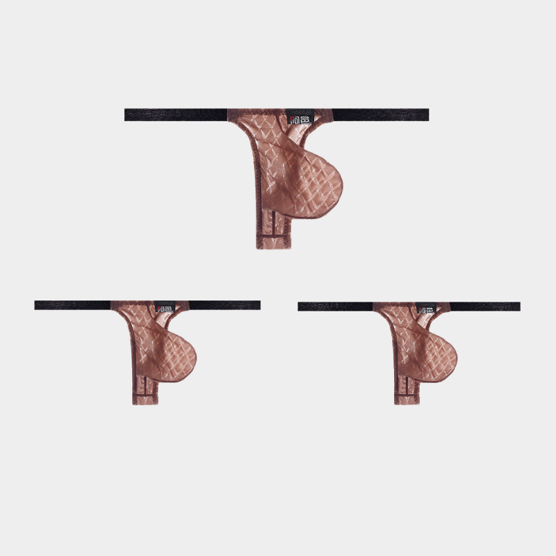 3-Pack Men's Ice Silk Minimal Thong - AFL 2001