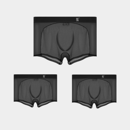 3-Pack Men's Sheer Power Mesh & Ice Silk Trunks - AFL 1979