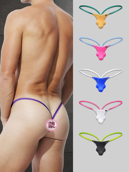 3-Pack Men’s Hi-Stretch Ice-Silk Thongs - AFL 608