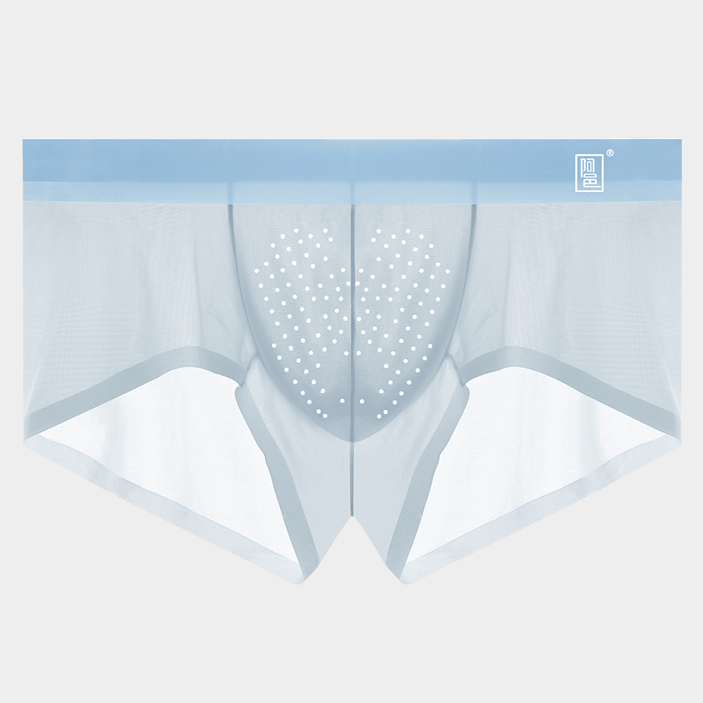 Men's Ice Silk Short Trunks with Breathable Pouch - AFL 1974
