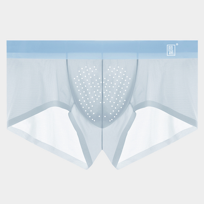 Men's Ice Silk Short Trunks with Breathable Pouch - AFL 1974