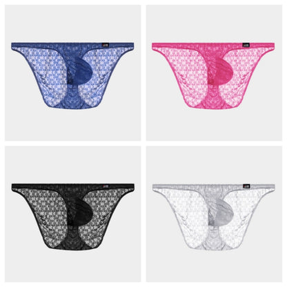 4-Pack Men's Sheer Jacquard Ice Silk Briefs - AFL 2007