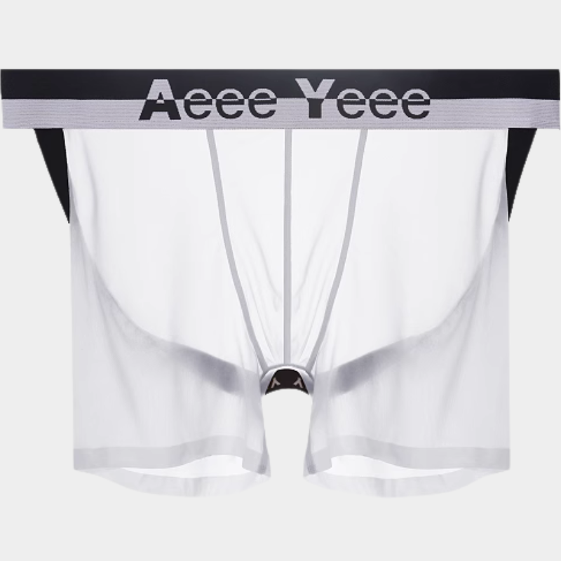 Men’s Ultra-Thin Ice Silk Open-Back Boxer Briefs - AFL 851