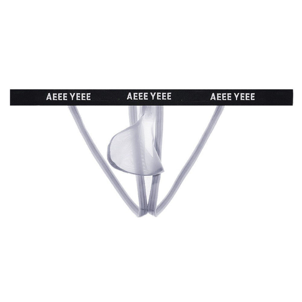 Men’s Ultra-Thin Ice Silk Y-String Thongs - AFL 881