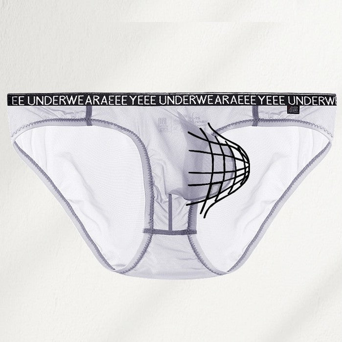 4-Pack Men's Sheer Ice Silk Full-Back Briefs - AFL 722