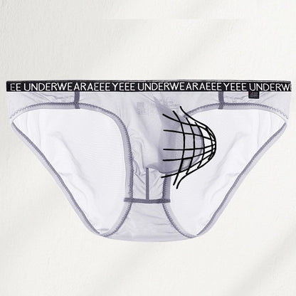 4-Pack Men's Sheer Ice Silk Full-Back Briefs - AFL 722