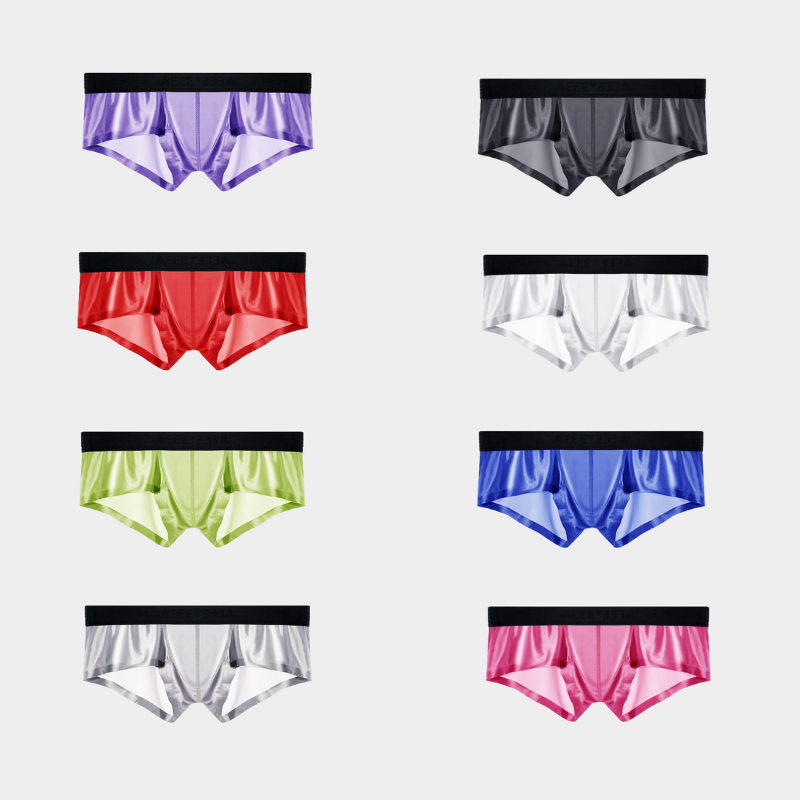 AFL 876 - 4 Pack Men's Satin Short Trunks