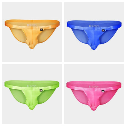 4-Pack Men’s Satin Ice-Silk Hi-Cut Briefs - AFL 784