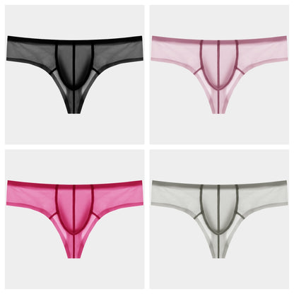 4-Pack Men's Sheer Ice Silk Briefs - AFL 834