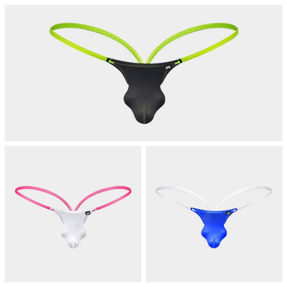 3-Pack Men’s Hi-Stretch Ice-Silk Thongs - AFL 608