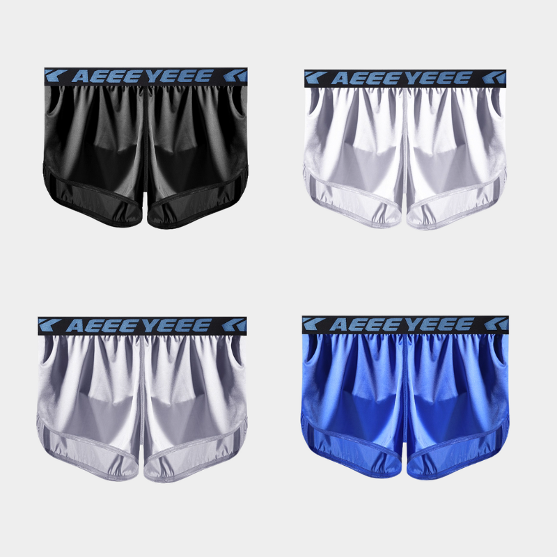 Men’s Satin Ice Silk 2-in-1 Shorts - AFL 708