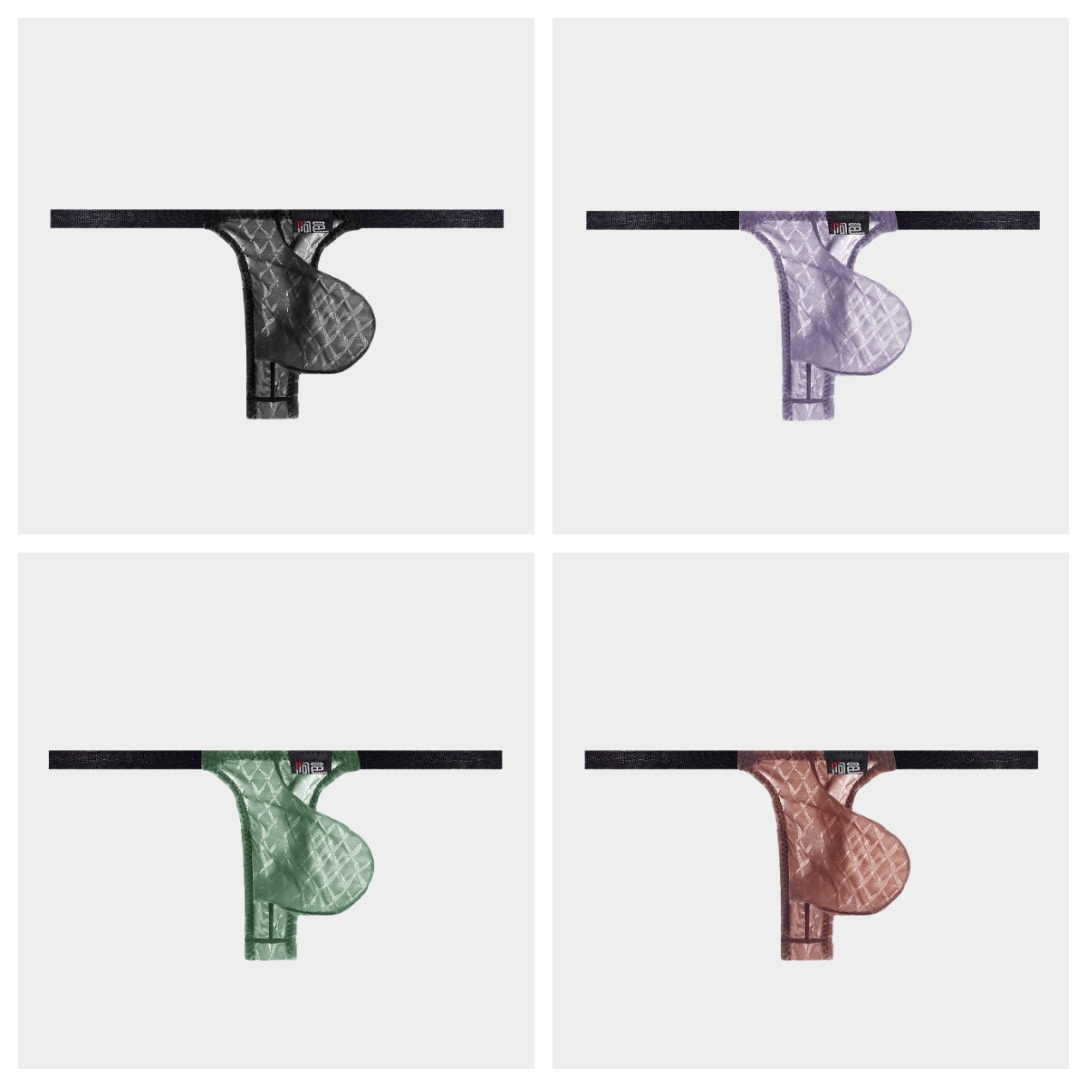 4-Pack Men's Ice Silk Minimal Thong - AFL 2001