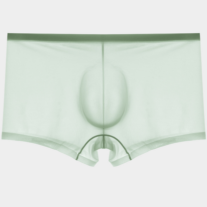 Men's Sheer Ice Silk Trunks with No-Chafe Pouch - AFL 832
