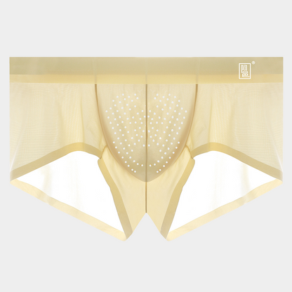 Men's Ice Silk Short Trunks with Breathable Pouch - AFL 1974