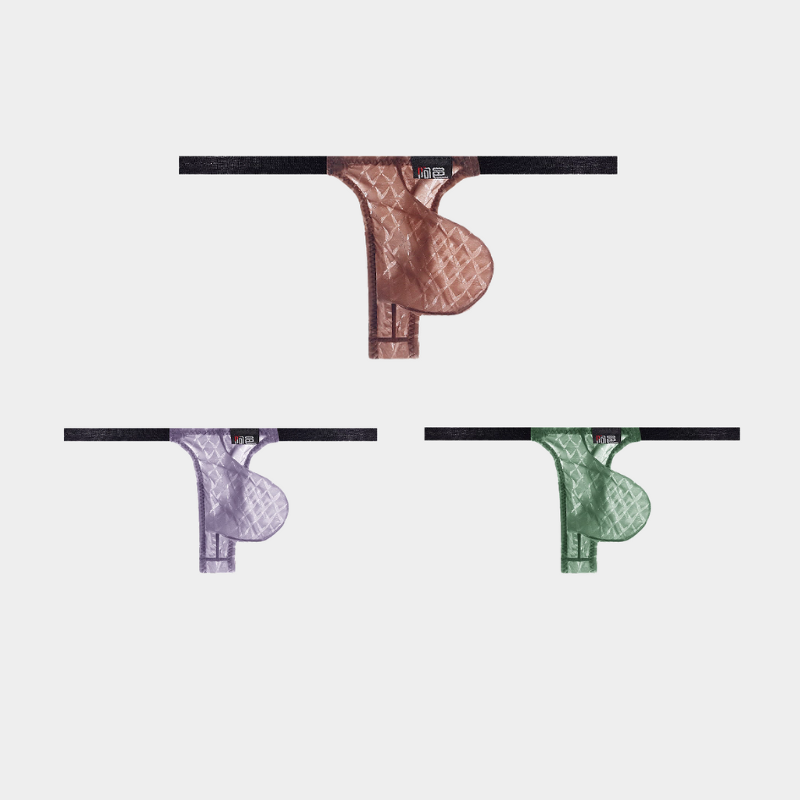 3-Pack Men's Ice Silk Minimal Thong - AFL 2001
