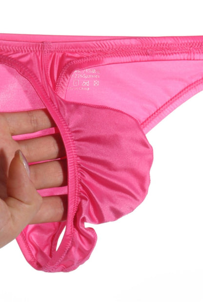 Men's Satin Minimal Pouch Brief - AFL 901