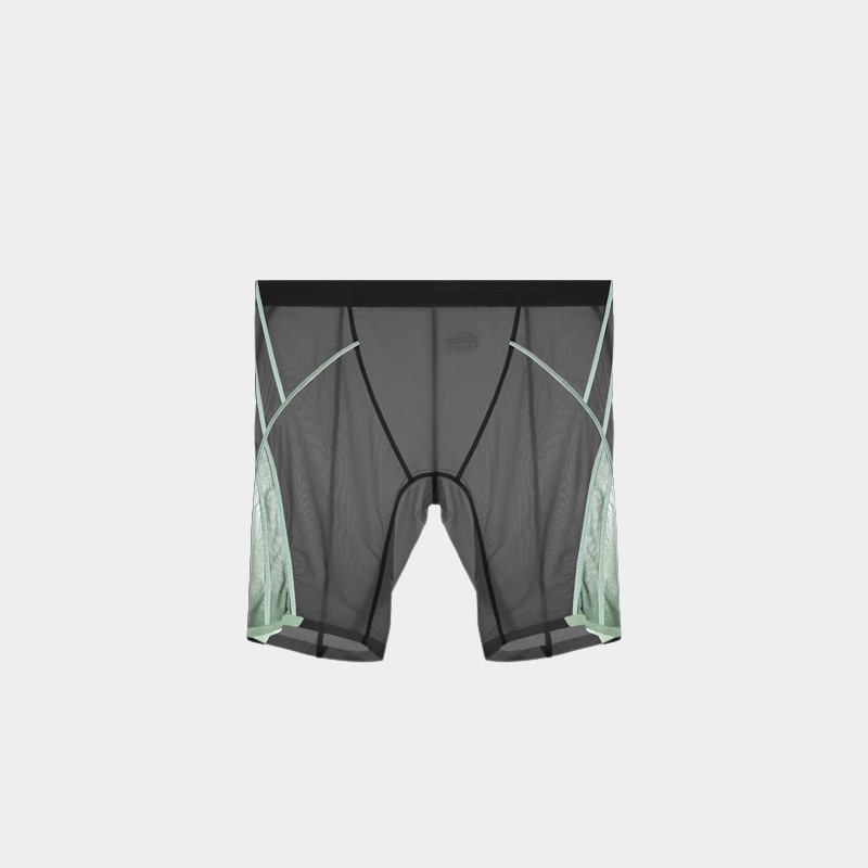 Men’s Sheer Ice Silk Color-Block Boxer Briefs - AFL 845