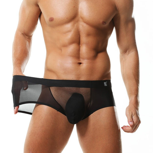 Men's Sheer Power Mesh & Ice Silk Short Trunks - AFL 1977