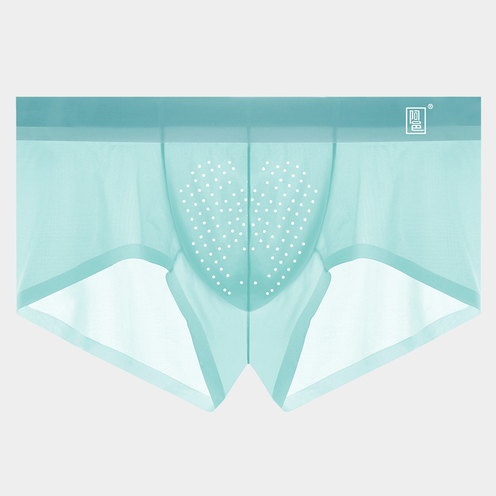 Men's Ice Silk Short Trunks with Breathable Pouch - AFL 1974
