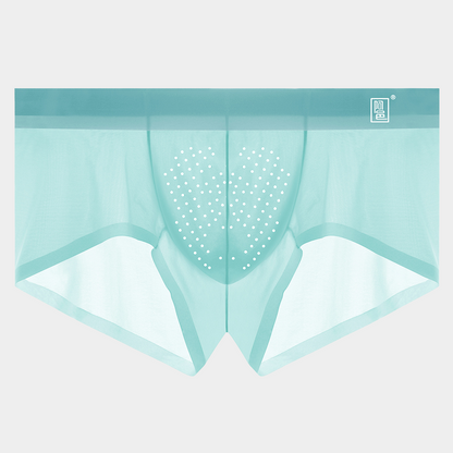 Men's Ice Silk Short Trunks with Breathable Pouch - AFL 1974