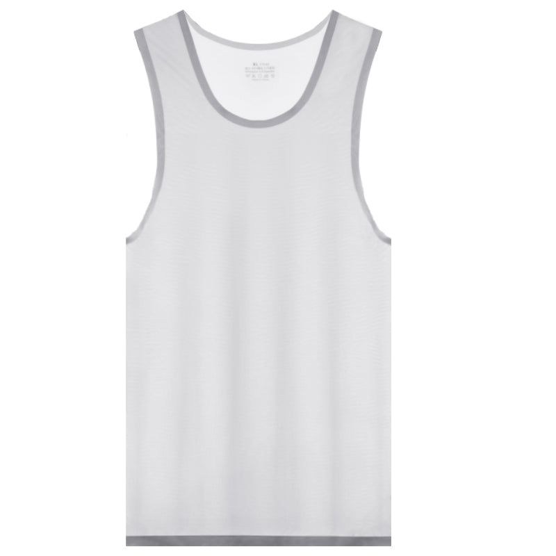 Men's Seamless Sheer Ice Silk Tank Top - AFL 844
