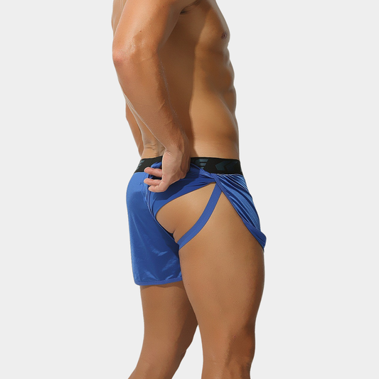 Men’s Satin Ice Silk 2-in-1 Shorts - AFL 708