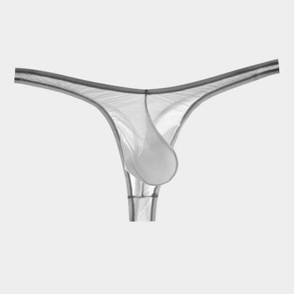 Men's Sheer Ice Silk Thongs - AFL 828