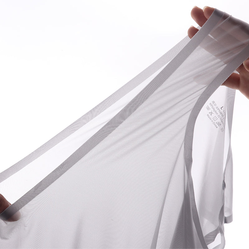 Men's Seamless Sheer Ice Silk Tank Top - AFL 844